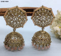 Mehandi Polki Jhumki Earring Sku -1024 rchiecreation