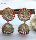 Mehandi Polki Jhumki Earring Sku -1024 rchiecreation
