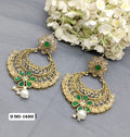 Polki Earring Mehndi Sku 1480 A1 rchiecreation