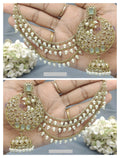 Polki Mehandi Bahubali Earring Sku-2022 rchiecreation