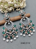 Cz Ad Victorian Earrings Sku 2112 rchiecreation