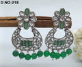 Victorian Polki Kundan Earring Sku-218 rchiecreation