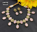 Polki Necklace Mehndi Set Sku-5738 B2 rchiecreation