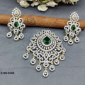Cz ad Earring &Pendant Set Sku-6308 rchiecreation