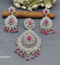Cz ad Earring &Pendant Set Sku-6379 rchiecreation