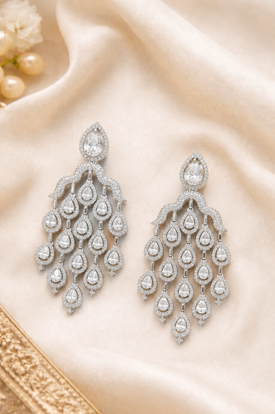 Cz Ad Earrings wholesale By Rchie 