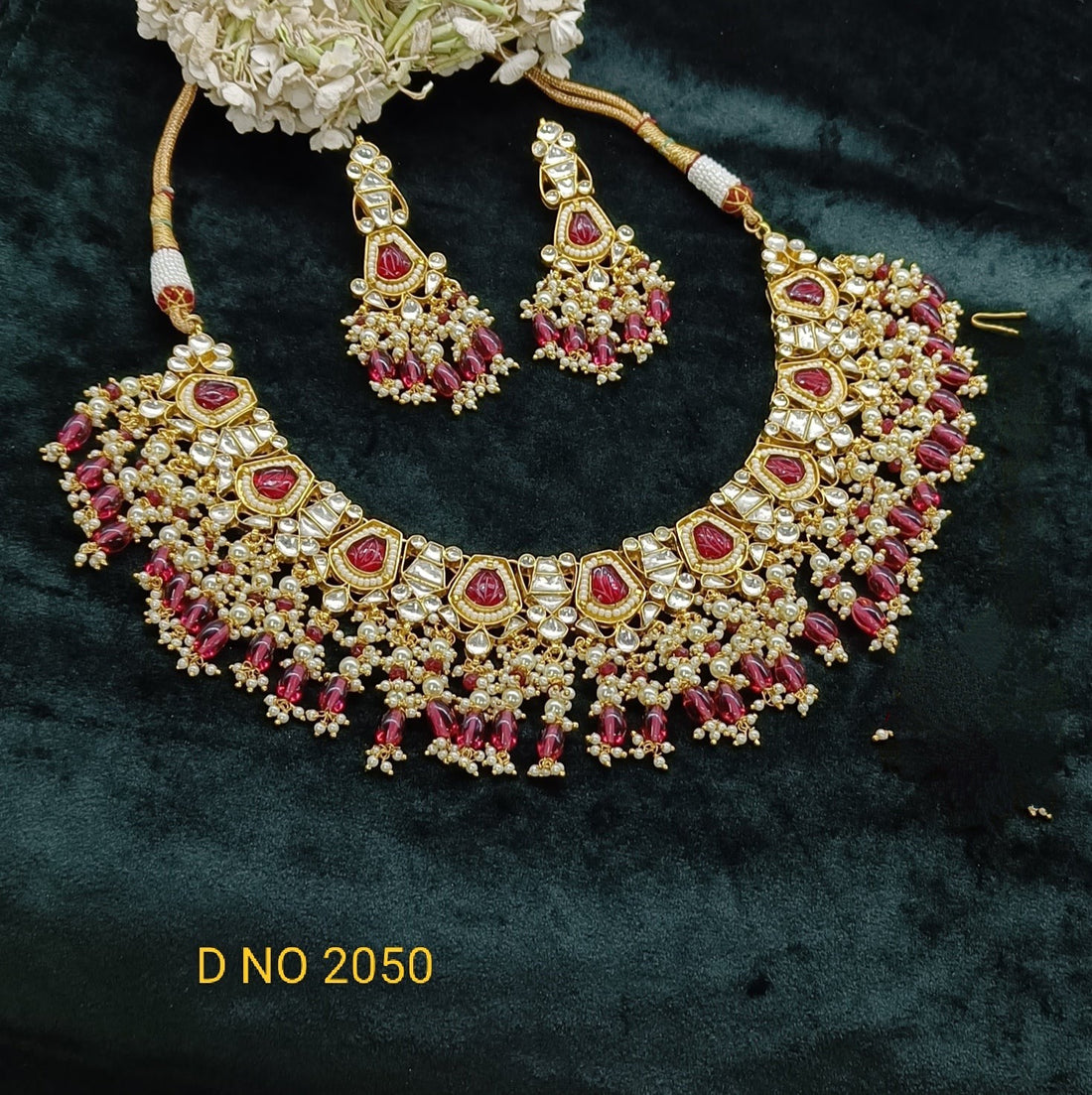 Pachi Kundan Necklace SKU 2050  Sale