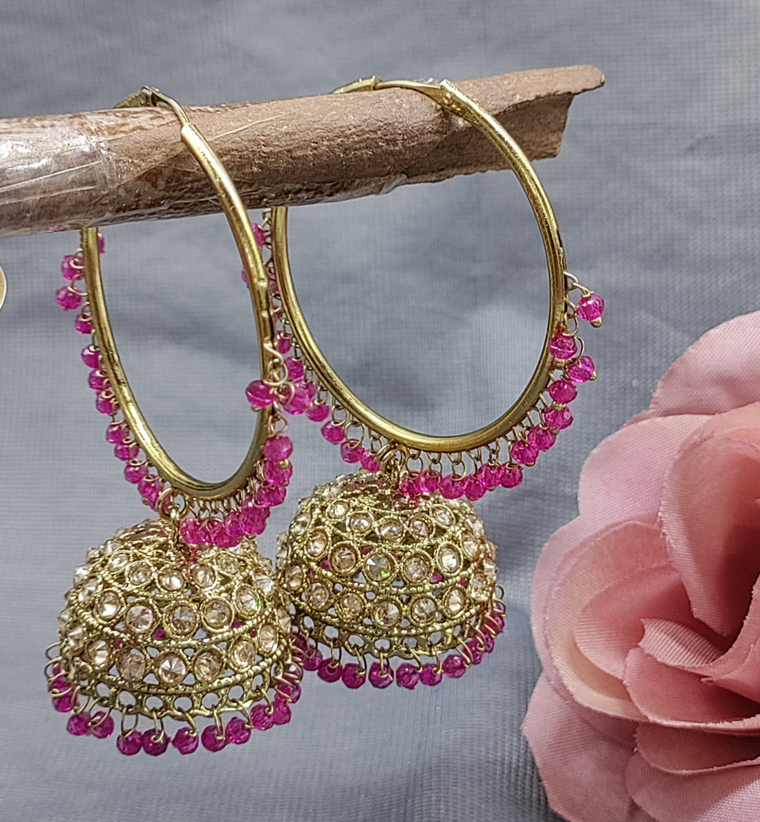 Hoop bali jhumki by Rchie Wholesale
