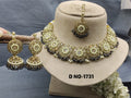 Polki Necklace Mehandi Set Sku- 1731 B2 rchiecreation