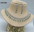 Ad Diamond Rodium Necklace Sku 6384 C3 rchiecreation