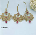 Polki Earring & Tica Mehndi Sku-765 A1 rchiecreation