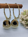 Polki Earring Mehndi Bali Jhumki Sku-568 E3 rchiecreation