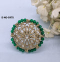 Polki finger Ring Sku 5975 rchiecreation
