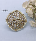 Polki finger Ring Sku 5974 rchiecreation
