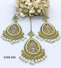 Polki Earring & Tikka Mehndi Sku- 656 A1 rchiecreation