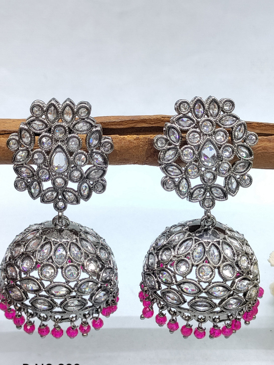 Polki Victorian Jhumki Earring Sku 280 rchiecreation