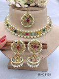 Polki Choker Mehandi Set Sku-6135 B4 rchiecreation