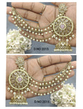 Polki Mehandi Combo Earrings Sku 2015 rchiecreation