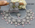 Polki Victorian Necklace Set Sku 5381 rchiecreation