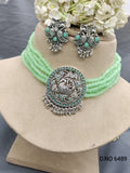 Pearl Victorian Choker Necklace Sku 6489 rchiecreation