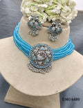 Pearl Victorian Choker Necklace Sku 6489 rchiecreation