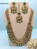 Polki Necklace Mehndi Set Sku-5922 B3 rchiecreation