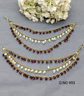 Three Line Kaan chain Mehandi Sku-993 H1 rchiecreation