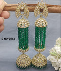 Polki Earring Mehndi Sku 2053 A1 rchiecreation
