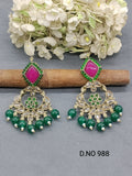 Polki Mehandi Earring Sku 988-A rchiecreation