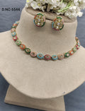 Polki Mehandi Chokar Necklace Sku 6544 rchiecreation