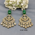 Polki Mehandi Earring Sku 2056 rchiecreation