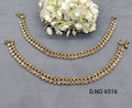 Polki Mehandi Flexible Anklet/Payal Sku 6516 rchiecreation
