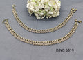 Polki Mehandi Flexible Anklet/Payal Sku 6519 rchiecreation
