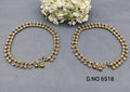 Polki Mehandi Flexible Anklet/Payal Sku 6518 rchiecreation