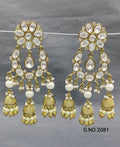 Moissanite Mehandi Earrings Sku 2081 rchiecreation