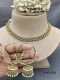Polki Mehandi Necklace Set Sku 6524 rchiecreation
