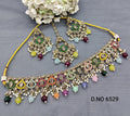 Polki Mehandi Chokar Necklace set for 6529 rchiecreation