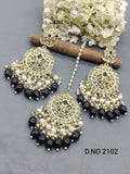 Polki Mehandi Earring & Tica Sku 2102 rchiecreation