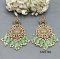 Mehndi Polki Earring Sku-786 E1 rchiecreation