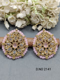 Polki Mehandi top & Stud Earring Sku 2141 rchiecreation
