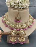 Polki Necklace Mehandi Set Sku- 1731 B2 rchiecreation