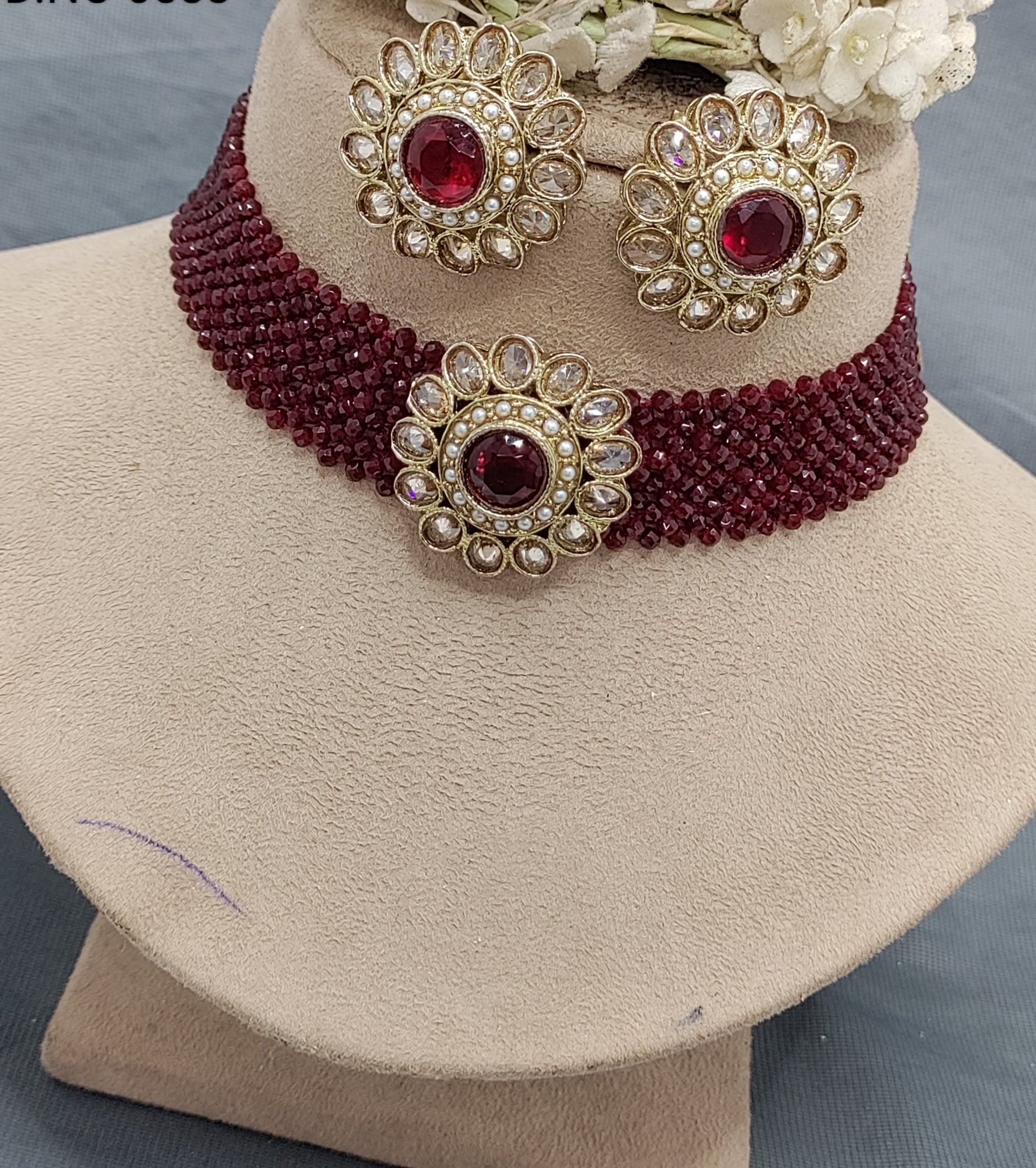 Polki Mehandi chokar Necklace Sku 6583 rchiecreation