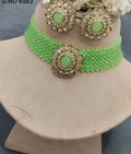 Polki Mehandi chokar Necklace Sku 6583 rchiecreation