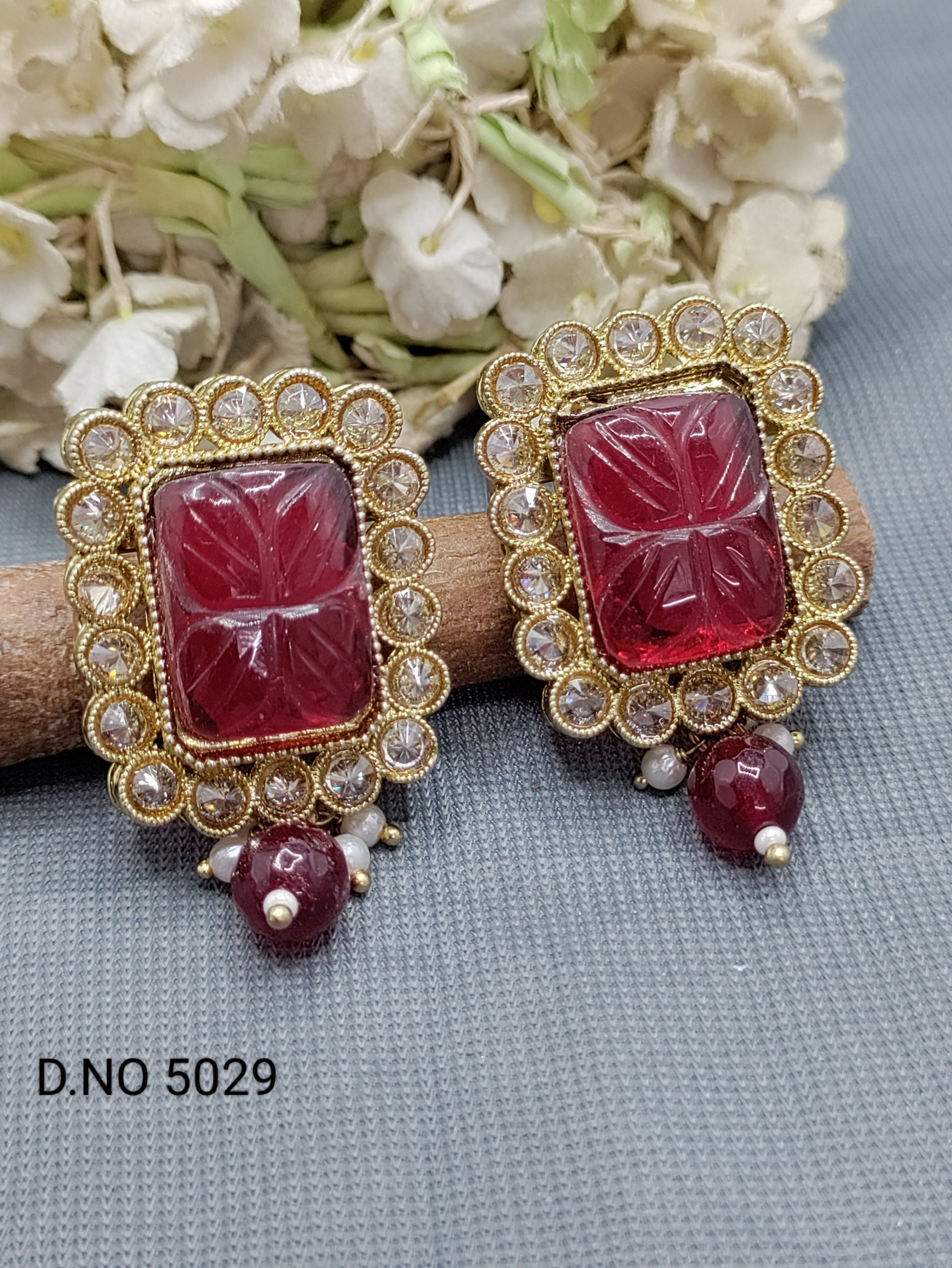 Tops And Stud Earrings Sku- 5029 E3 rchiecreation