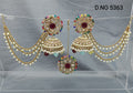 Mehndi Polki Jhumki Earring-Tica Sku -5363 A4 rchiecreation