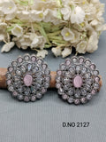 Polki Victorian Tops & Stud Earring Sku 2127 rchiecreation