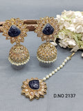 Polki Mehandi Earring & Tica Sku 2137 rchiecreation