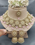 Polki Necklace Mehndi Set Sku 5381 B2 rchiecreation