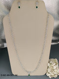 Cz Ad Rodium long Necklace Sku AN 001 AK rchiecreation