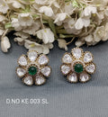 Moissanite Mehandi Tops & stud earrings Sku KE 003 SL rchiecreation